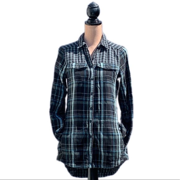 Columbia Contrast-Pattern Flannel Shirt - Picture 1 of 12